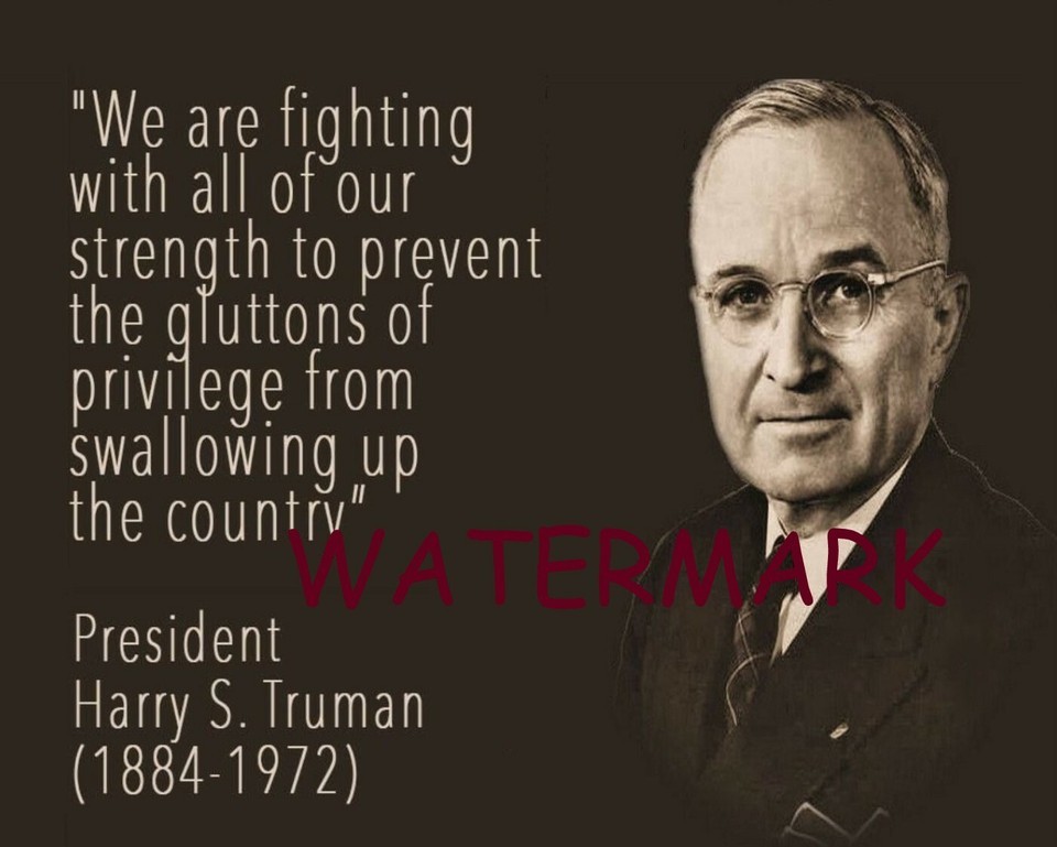PRESIDENT HARRY S. TRUMAN ON FIGHTING FAMOUS QUOTES PUBLICITY PHOTO - $9.89
