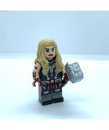 Minifigure Mighty Thor Marvel Avengers Superhero With Mjolnir Jane Foste... - $179.83 MXN