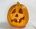 1995 Trendmasters Halloween Light Up Foam Mold Jack Lantern Happy Crooke... - £23.91 GBP