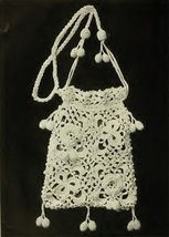 Shamrock And Rose BAG/PURSE. Vintage Crochet Pattern For A Handbag. Pdf Download - £1.96 GBP