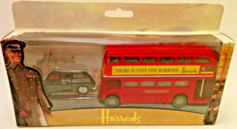 Harrods Scenes of London Black Taxi, Double Decker Bus - $24.95