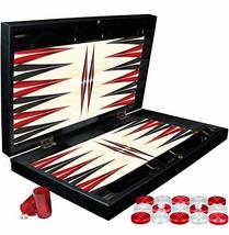 LaModaHome Turkish White Backgammon Set, Wooden, Board Game for Family Game Nigh - £52.18 GBP