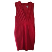 H&amp;M Red Sleeveless Sheath Midi Dress - £6.19 GBP