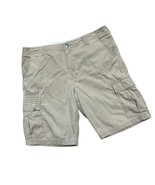 Vintage Billabong Cargo Shorts Khaki Mens Size 38 Utility Pockets 100% C... - $221.44 MXN