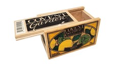 Collectible Wooden Tea Box with slide cover. Can be use as a Trinket Box - £8.27 GBP