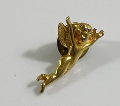 Vintage Cherub Gold Toned Angel Pin - £7.78 GBP
