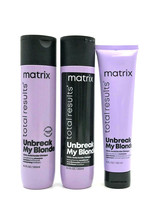 Matrix Total Result Unbreak My Blonde Shampoo/Conditioner 10.1 oz & Leave-In 5.1 - £38.45 GBP