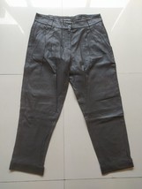 Emporio Armani Leather Pant $1200 Free Worldwide Shopping - £236.61 GBP