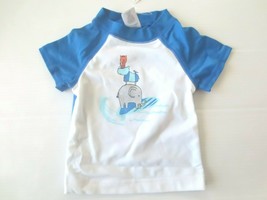 Gymboree Boy Elephant Rino Cat Graphic Swim Shirt - Size 6-12 Months -  NWT - $5.99