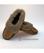 Women&#39;s Sheepskin Slippers, Traditional Polish Loafers 37Z\High-quality  - £39.31 GBP