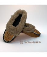 Women&#39;s Sheepskin Slippers, Traditional Polish Loafers 37Z\High-quality  - £37.37 GBP