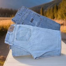 Wrangler Lot Of 2 Vtg Jeans Mens Sz 36x34 Carpenter Straight Baggy Skate... - $39.60