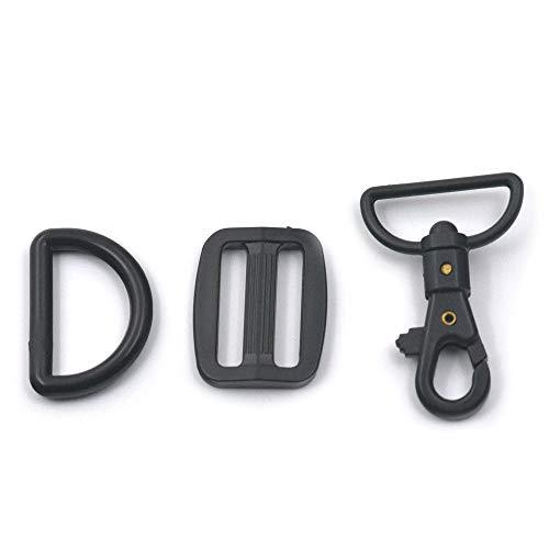 Bluemoona 10 Sets - Plastic Swivel Lobster Clasp Clip Trigger Buckle Bag Purse S