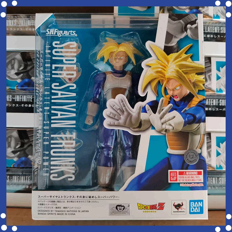 S.H.Figuarts SHF Dragon Ball Super Saiyan Trunks Anime Figure Battle Clothes - £57.59 GBP