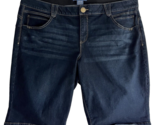 Democracy Dark Wash Jean Bermuda Shorts Size 22Wp - $27.54