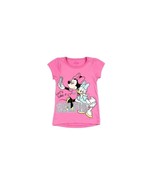 Disney Minnie Mouse &amp; Daisy Duck Toddler Selfie T-Shirt. Pink Toddler Mi... - £8.45 GBP