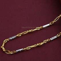 Unisex Italian Turkey chain 916% 22k Gold Chain Necklace Daily wear Jewelry 61 - £2,255.08 GBP+