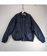 Vtg La Paz Catalina Navy Microfiber Full Zip Flanel Lined Bomber Jacket ... - $459.38 MXN