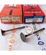 INLET EXHAUST VALVE FITS HONDA CB100 CL100 CB125S CL125S XL100 SL100 SL1... - $19.59
