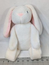 White Rabbit Plush Bunny 10 Inch Hook Look Arms Legs MTY Stuffed Animal Toy - £10.05 GBP