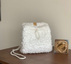 White Tedi plus bag small pretty, winter bagTeddy Fell Bag for Women  St... - £42.47 GBP