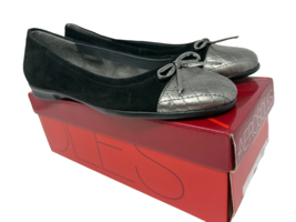 Aerosoles Women&#39;s Black Suede BECKON Ballet Flat 9M NEW - $37.99