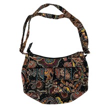 Vera Bradley Paisley Shoulder Bag Adjustable Strap Zipper Closure Multi-... - $465.99 MXN