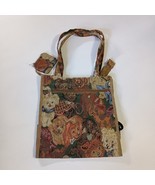Puppy Dogs Tapestry Shoulder Bag Cottagecore Tapestry fabric Zip Closure - $527.41 MXN
