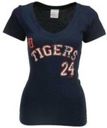 Womens Shirt MLB Baseball Detroit Tigers Miguel Cabrera Short Sleeve Tee... - £20.33 GBP