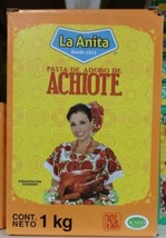 LA ANITA PASTA DE ACHIOTE / ANNATTO PASTE SEASONING -BIG 2.2 LBS - PRIOR... - $22.24