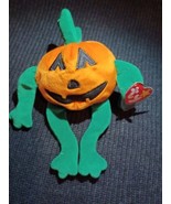 TY Beanie Baby - PUMKIN&#39; the Pumpkin (4 inch) - MWMTs Stuffed Animal Toy - $10.39