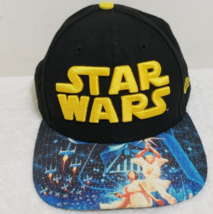 Star Wars Flat Brim Snap Back Hat. New Era Original Fit 9Fifty Brand Lucasfilm - £6.72 GBP