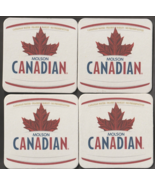 Molson Canadian Coasters Lot of 4 Man Cave Bar - £3.97 GBP