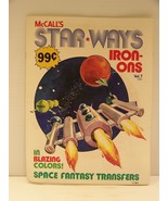 VINTAGE McCALL&#39;S STAR WAYS IRON ONS VOL. 7 1978 COLOR SPACE FANTASY TRAN... - £14.04 GBP