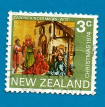 1974 New Zealand Used Postage Stamp - Christmas Issue (Scott 560)   - $1.99