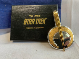1994 Sterling Silver Franklin Mint Star Trek Bajoran Armed Forces Badge ... - £39.52 GBP