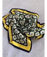 silk Daisy Flower scarf square - $23.09 CAD