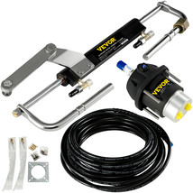 Hydraulic Outboard Steering System Kit 90HP Marine Cylinder Helm Tubing ... - £372.02 GBP