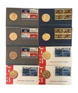 1973 &#39;74 &#39;75 Bicentennial First Day Covers Commemorative Medals &amp; Stamps... - $37.40