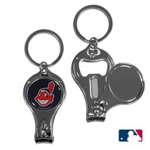Cleveland Indians Chief Wahoo Car Truck Key Ring Chain, Beer Opener Nail... - $16.82