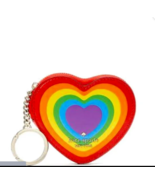 Kate Spade Love Shack All Love Heart Coin Purse Keychain NWT - £58.08 GBP