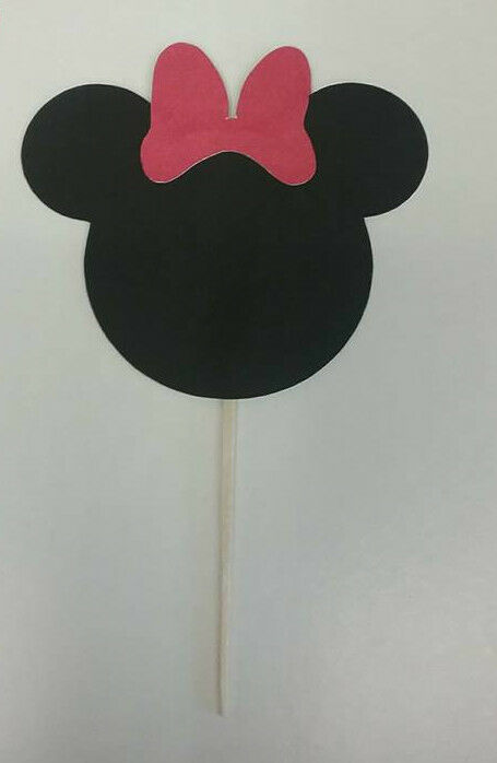 Lot of 12 Minnie Mouse Cupcake Toppers!  - $3.95