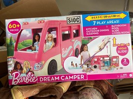 Barbie DreamCamper Vehicle With Pool &amp; Accessories Gift Set - $67.50