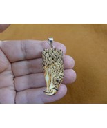 (j-eag-51) Eagle HEAD PENDANT toasted heads bird head water buffalo mate... - $37.18 CAD