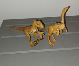 Jurassic World Fallen Kingdom Mattel Velociraptor Orange raptor Dinosaur lot - £18.76 GBP