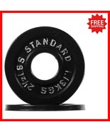 Cast Iron Weight Plates for Strength Training - Olympic &amp; Standard Sizes - $41.30 CAD