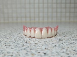 Full Upper Denture/False Teeth,Natural White Teeth,Brand New. - $80.00