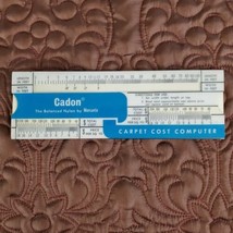 Monsanto Cadon Nylon Carpet Cost Computer Slide Rule Calculator 6.5&quot; Siz... - £8.59 GBP