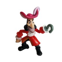 Captain Hook Pirate Figure Walt Disney Jake &amp; the Never Land Peter Pan Villain - £6.27 GBP
