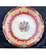 Old Vintage Florentine Italy Round Floral Decorated Serving Tray Italian... - $111.43 CAD